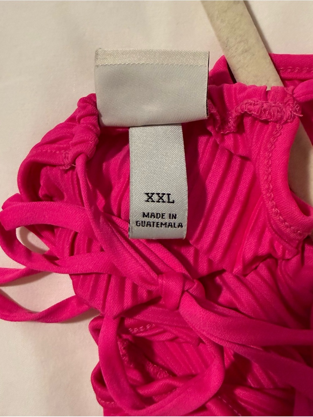 a new day Hot Pink plisse Midi Dress - Picture 6 of 6